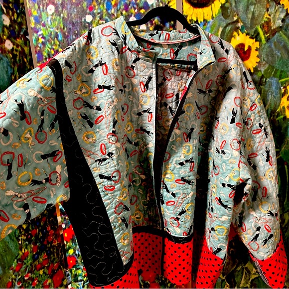 Jackets & Blazers - BEAUTY UPCYCLED Quilt Coat 1960 Barbie Glamour Inspired